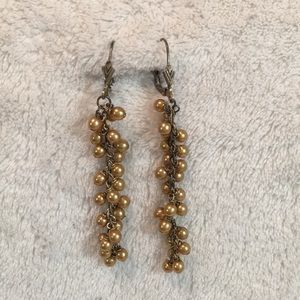 Handmade sterling & freshwater pearl earrings